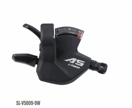 LTWOO Levier de vitesse droit pour 9 vitesses, bande clamp, avec fenêtre - Accessoires Outdoor Réglage pour Plus de Liberté de Mouvement