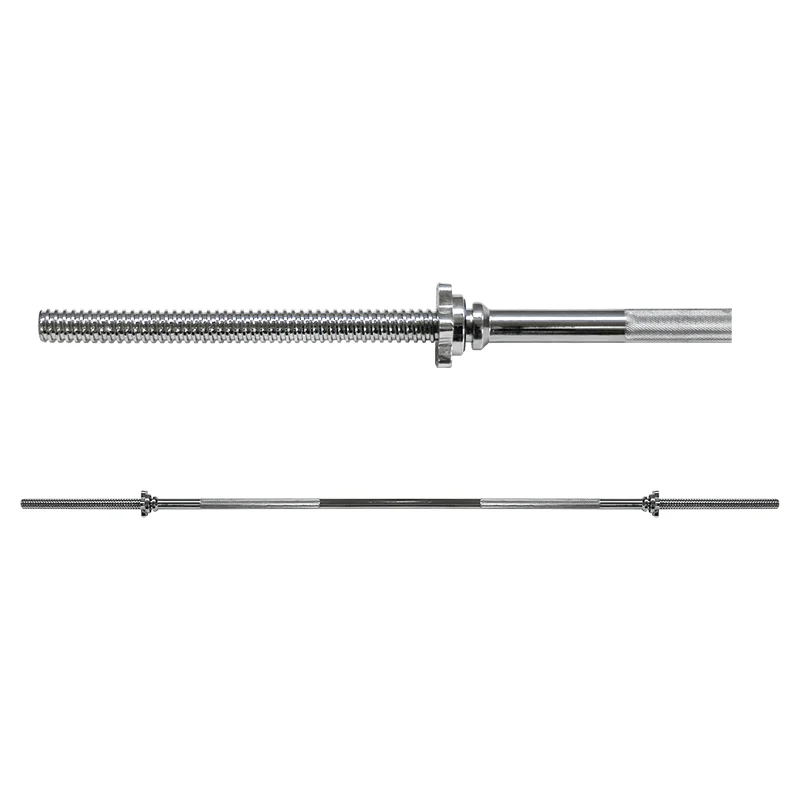 Barre de Musculation Chromée 180cm avec Manchons Filetés - Matériel sport pas cher – Meilleur rapport qualité-prix Barre de musculation chromée 180cm, manchons filetés, robuste