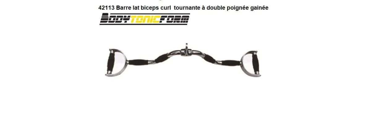 Barre de traction lat rotative double poignées gainées musculation - Matériel sport pas cher – Meilleur rapport qualité-prix GJELEMENTS Poignées de Musculation - Poignée de Tirage et Traction pour  Bande et Élastique Fitness, Machine à Câble et Poulie - Accessoire de Muscu  : Amazon.fr: