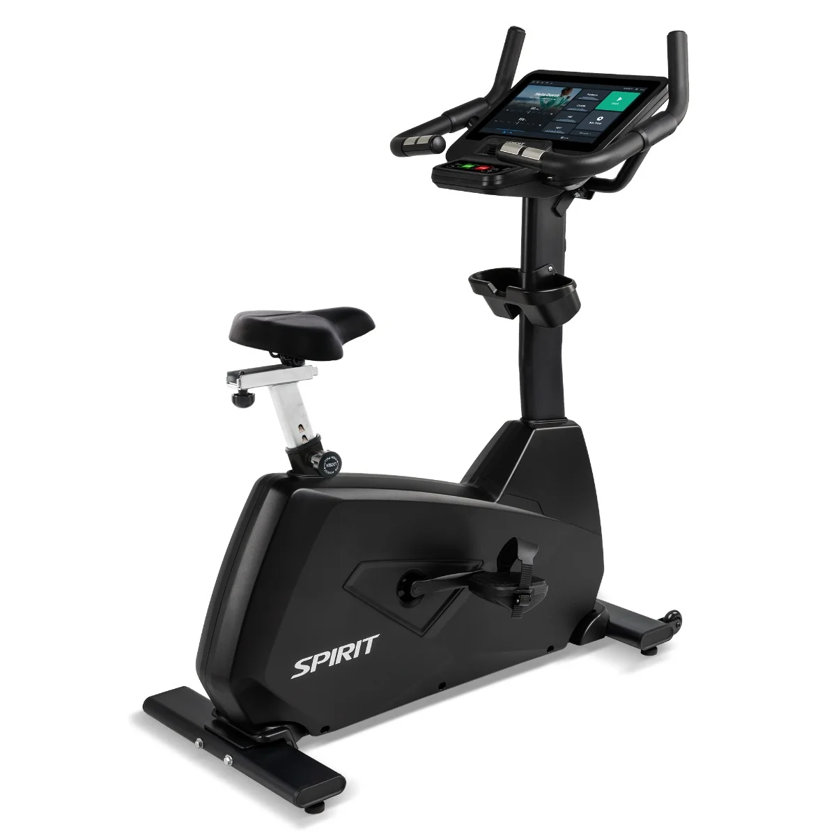 Vélo Cardio SPIRIT FITNESS Écran Tactile Apps Matériel sport cher Meilleur rapport qualité prix