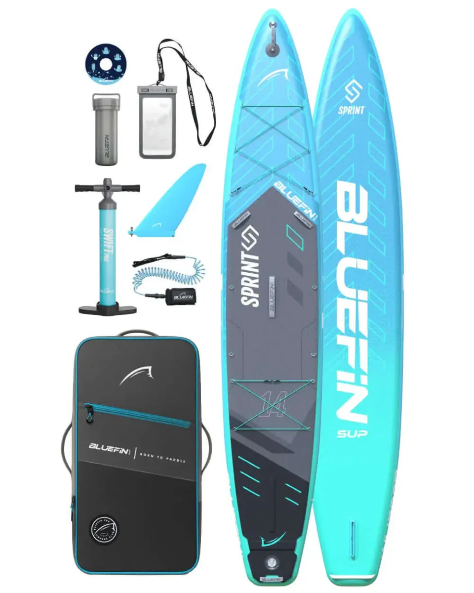 Nouveau Sprint Paddleboard gonflable SUP de 14' - Alarm Des Équipements Pensés pour Profiter de Chaque Instant Dehors