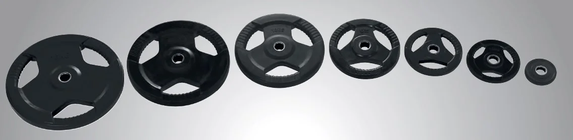 Disques caoutchouc 30mm à poignées : robustesse et confort muscu - Matériel sport pas cher – Meilleur rapport qualité-prix Disque olympique caoutchouc poignees 5 kg | INTERSPORT Clubs & Collectivités