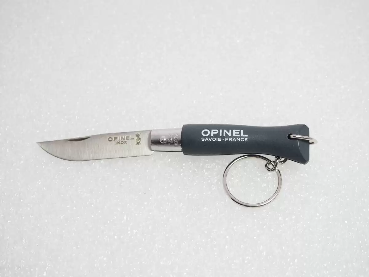 Opinel N°04 porte clef Gris inox. - Organisation de la maison avec des solutions lave de rangement