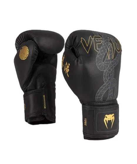 Gants de boxe Venum Serpenti Noir - Matériel sport pas cher – Meilleur rapport qualité-prix GANTS DE BOXE D'ENTRAÎNEMENT Unisexe Metal boxe STARTER Noir Spo - Ref  MBGAN110NG