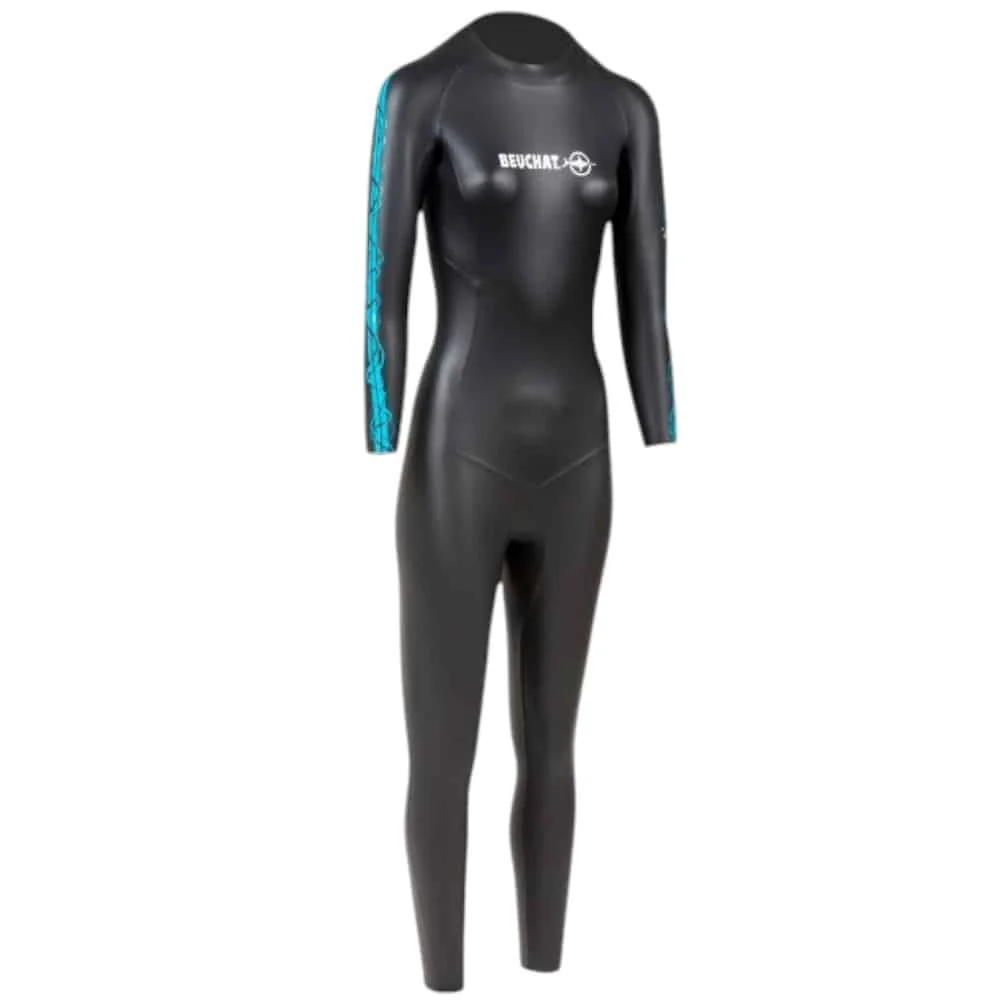 Combinaison apnée Zento Mme 2 mm femme, Beuchat - Outdoor Sports Shop – Bons Plans Randonnée & Trekking