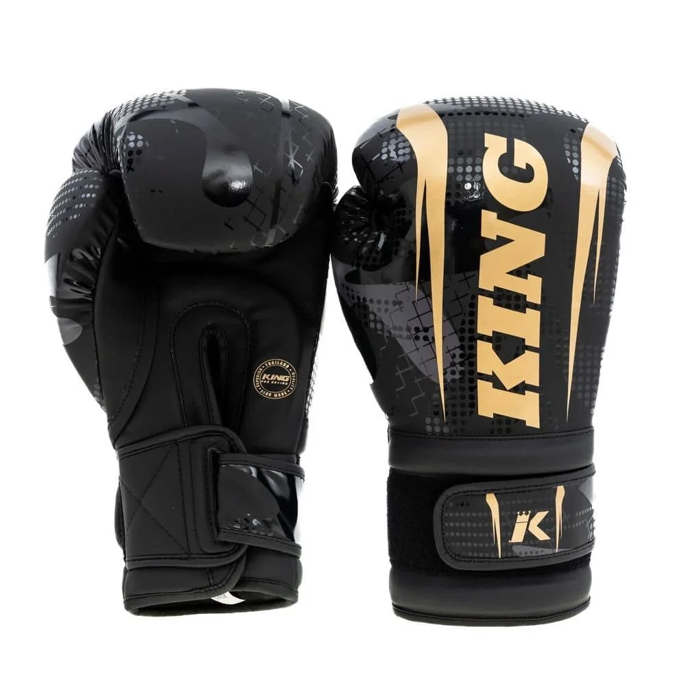 Gants de boxe King Pro Boxing KPB/BG Shogun Homme Black Gold - Matériel sport pas cher – Meilleur rapport qualité-prix