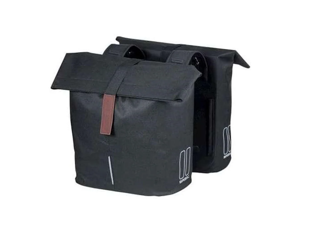 Basil City sacoche double pour vélo 28-32L - Saldi Straordinari – Offerte Speciali Disponibili Adesso - guidon sacoche vélo -
