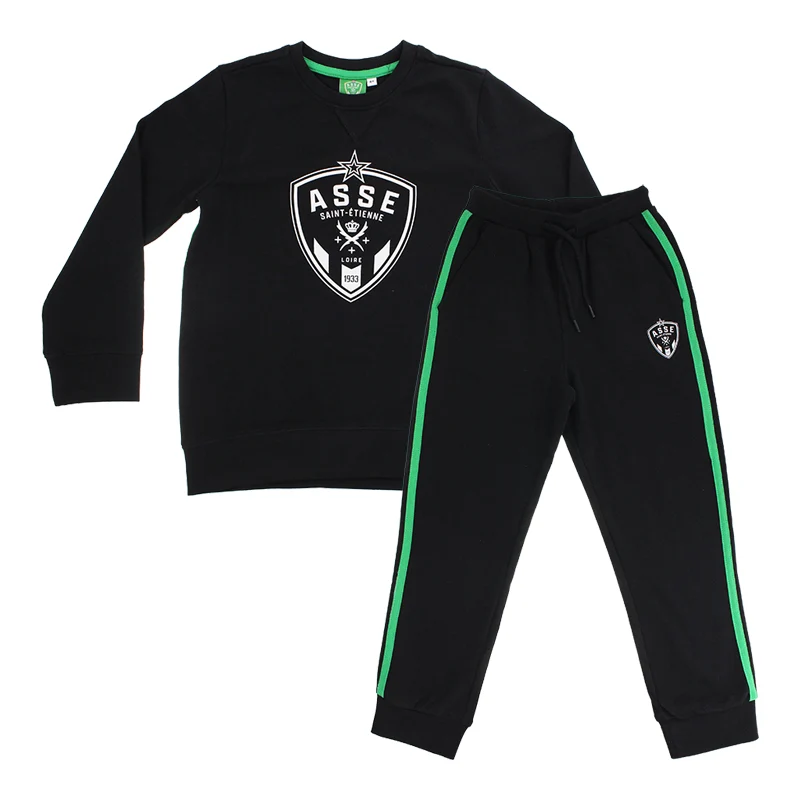 Ensemble Survetement enfant ASSE noir - Saldi Straordinari – Offerte Speciali Disponibili Adesso - maillot saint etienne 2024 2025 ensemble asse