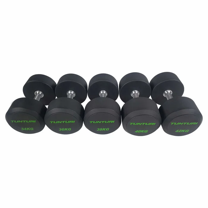 Tunturi Pro PU – Ensemble de haltères professionnels 2 à 12 kg - Matériel sport pas cher – Meilleur rapport qualité-prix - {'count': 1, 'name': '2-en-1'}