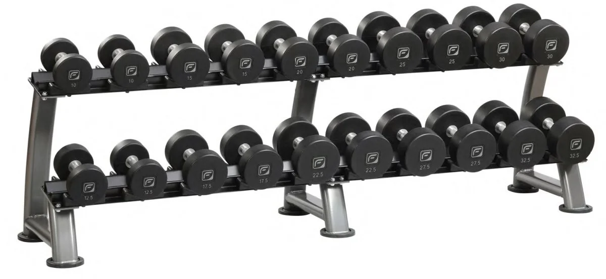 Râtelier d’Haltères 2 Niveaux Compact K729-2 pour 5 Paires - Matériel sport pas cher – Meilleur rapport qualité-prix - {'count': 2, 'name': 'aluminium'}