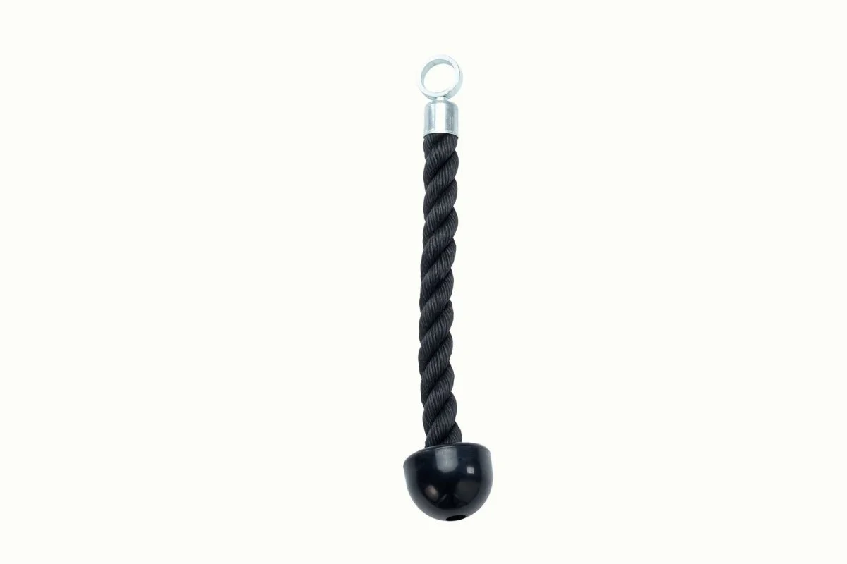 Corde Triceps 36cm Nylon pour Exercices salle Intensifs à la Poulie - Matériel sport pas cher – Meilleur rapport qualité-prix