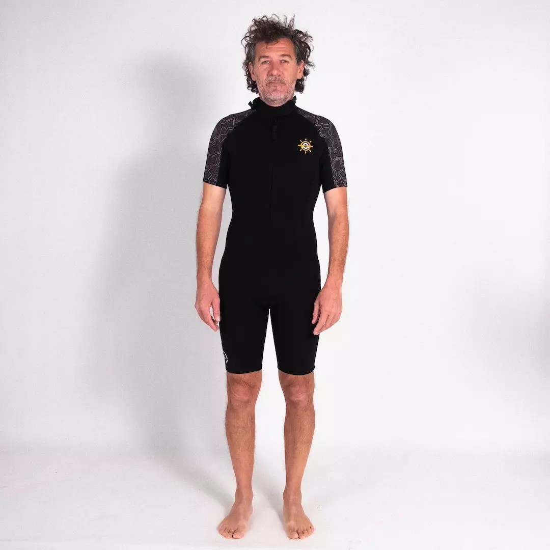 Combinaison Shorty Longe côte Double-Zip 2/2 Homme Anfibi Outdoor Sports Shop Plans Randonnée amp Trekking