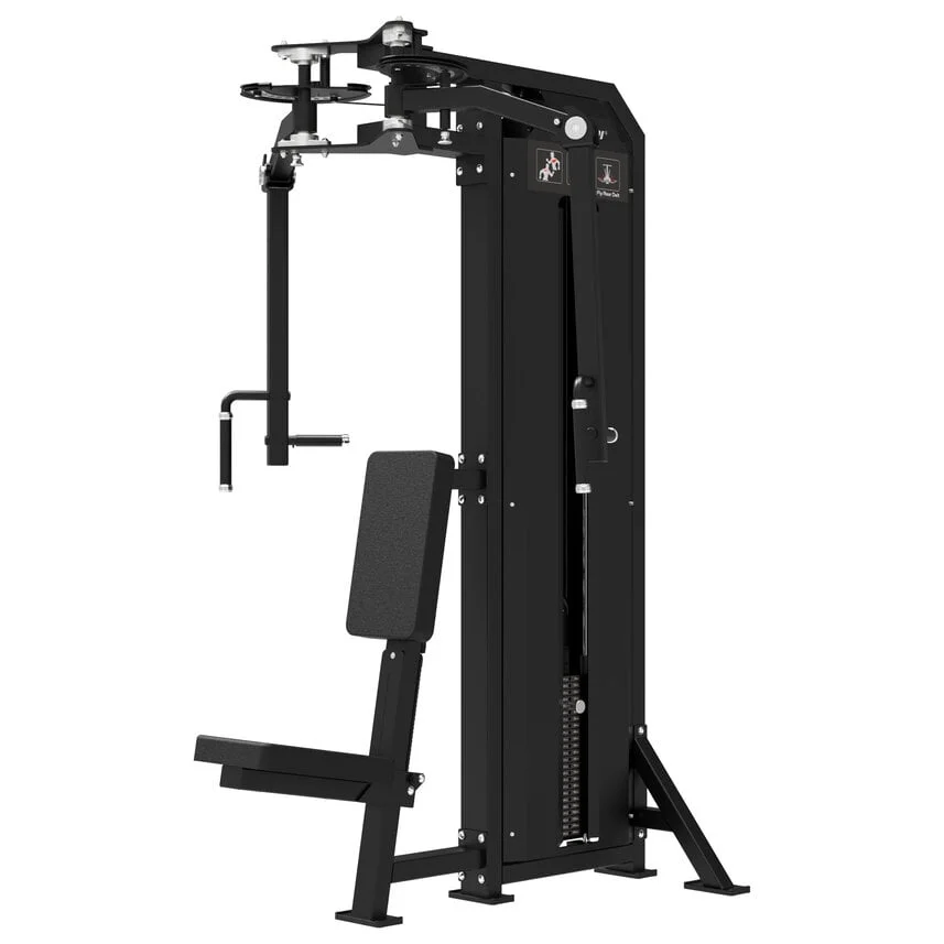 Tunturi Platinum Dual Pec Fly / Rear Delt – Machine pectoraux et épaules charges guidées - Matériel sport pas cher – Meilleur rapport qualité-prix - Panatta