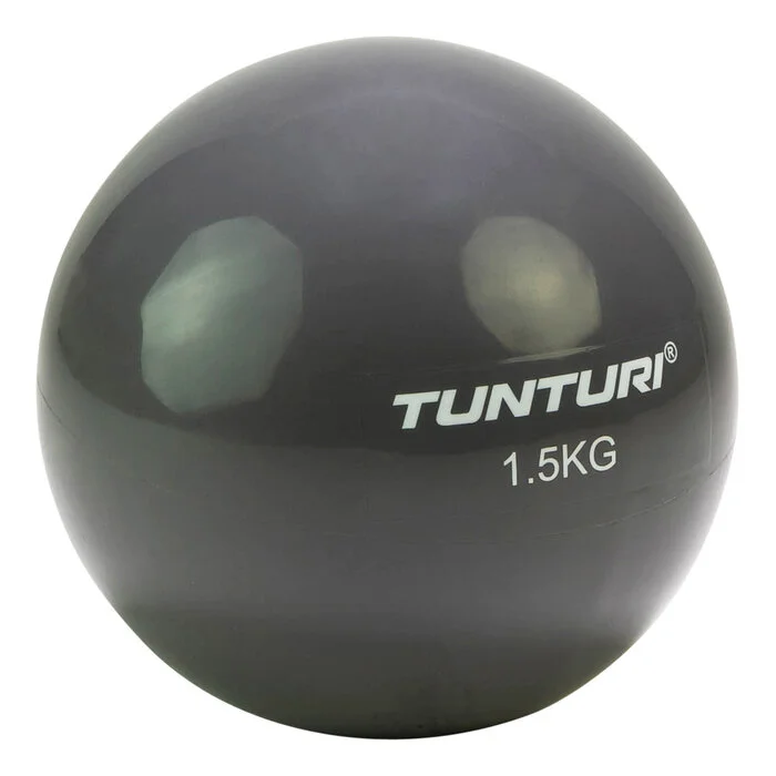Tunturi – Toning Ball de yoga 1,5 kg – Anthracite - Matériel sport pas cher – Meilleur rapport qualité-prix - {'count': 1, 'name': 'anthracite'}