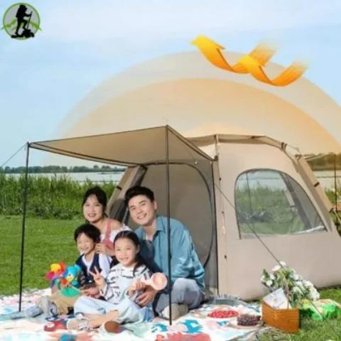 TENTE DE CAMPING | PopNorama™ 3-4 Personnes - Des Équipements Pensés pour Profiter de Chaque Instant Dehors - Tente dôme