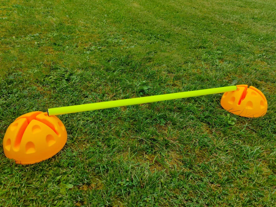 Jalon de slalom 80cm Jaune - Matériel sport collectivités pas cher – Meilleur rapport qualité-prix