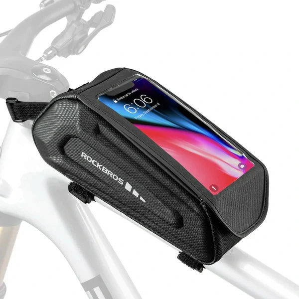 Sacoche de vélo étanche, étui pour ESPACE téléphone portable compatible avec les smartphones à écran tactile de 6,8 pouces, ROCKBROS - Accessoires Outdoor pour Plus de Liberté de Mouvement