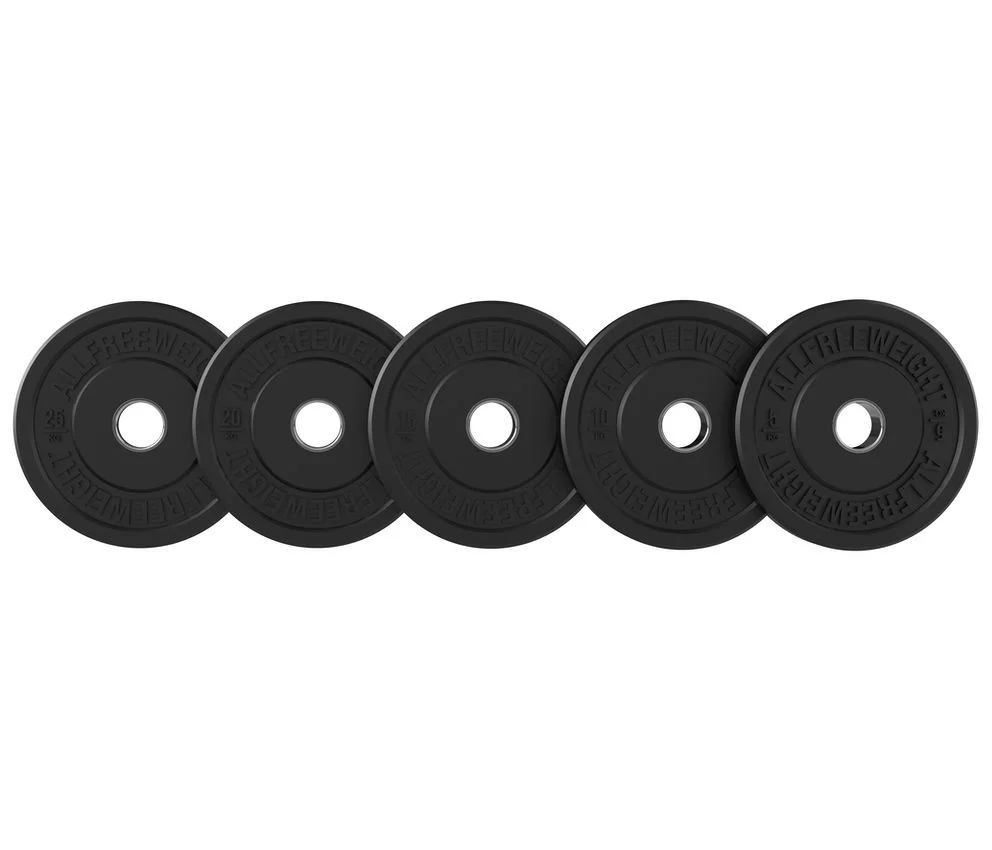 Disques Bumper Noirs AFW: Performance Olympique en Caoutchouc - Matériel sport pas silicone cher – Meilleur rapport qualité-prix