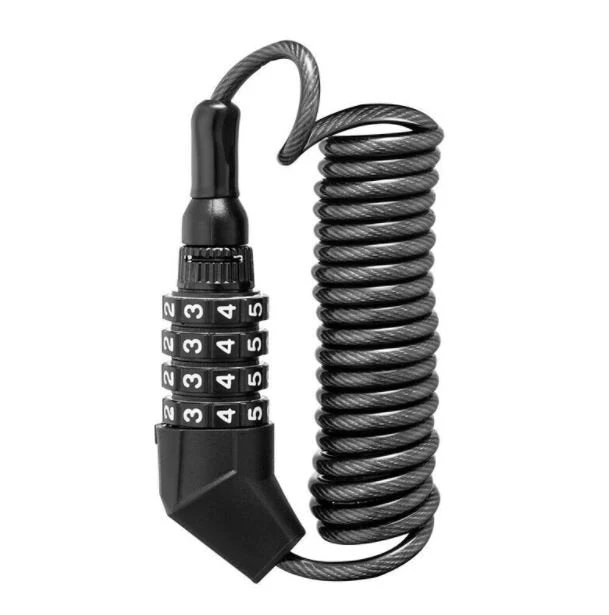 T530 Serrure casque Mini serrure vélo Serrure combinaison câble Accessoires Outdoor Liberté Mouvement