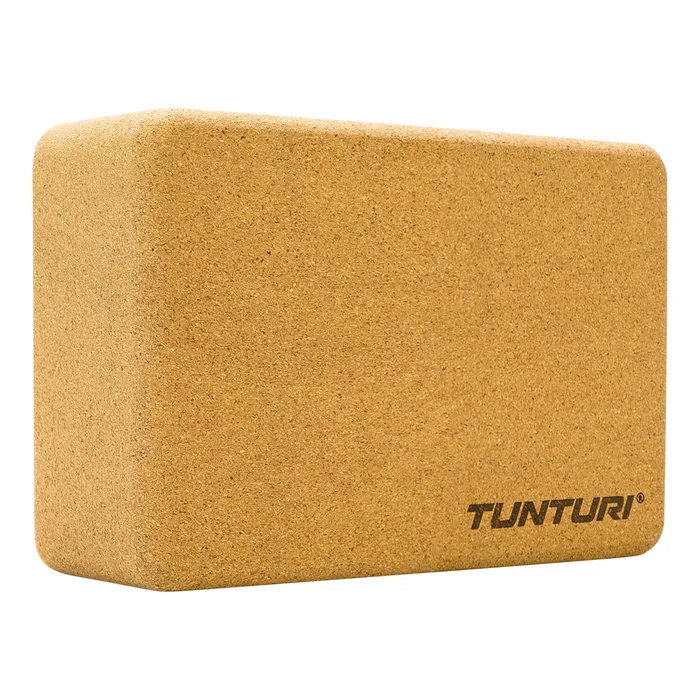 Tunturi – Bloc de yoga en liège 100% naturel professionnel - Matériel sport pas cher – Meilleur rapport qualité-prix Bloc Planche en liège pour Yoga