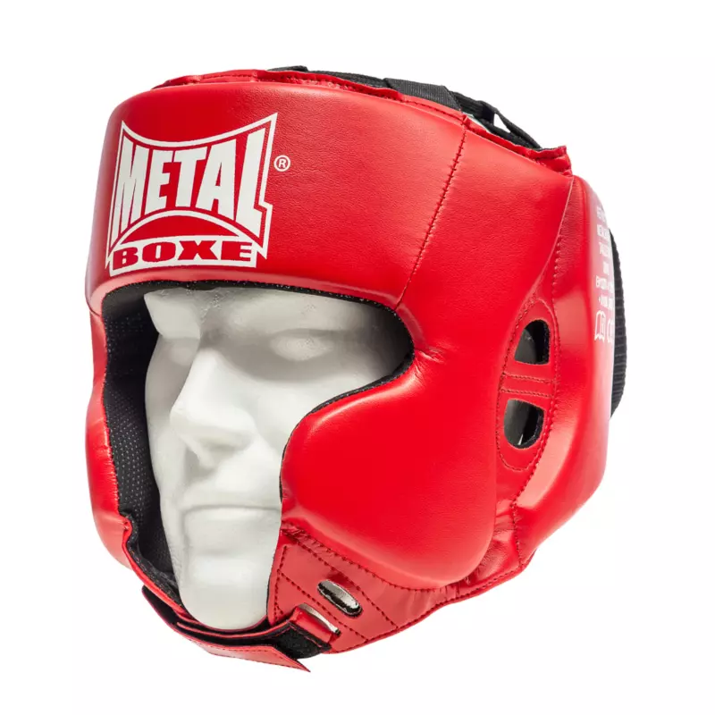 Casque de boxe Metal TRAINING Boxe Adultes Rouge - Matériel sport pas cher – Meilleur rapport qualité-prix