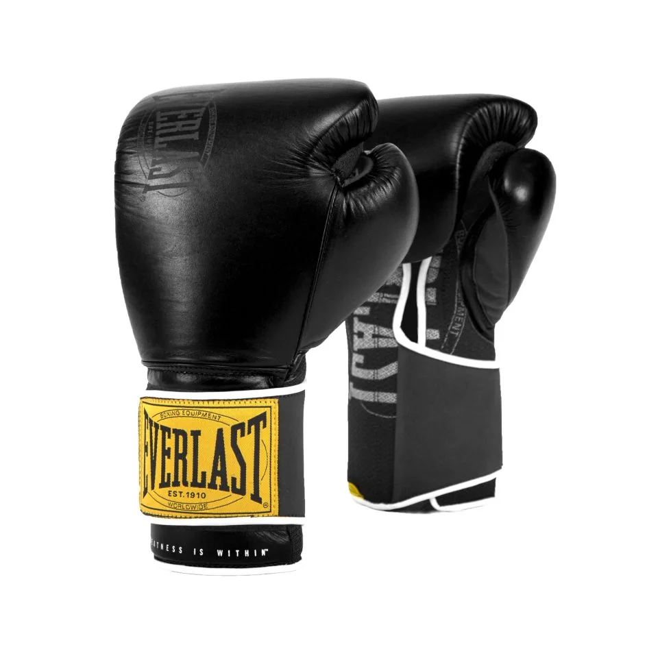 Gants boxe Everlast Noir Matériel sport cher Meilleur rapport qualité prix
