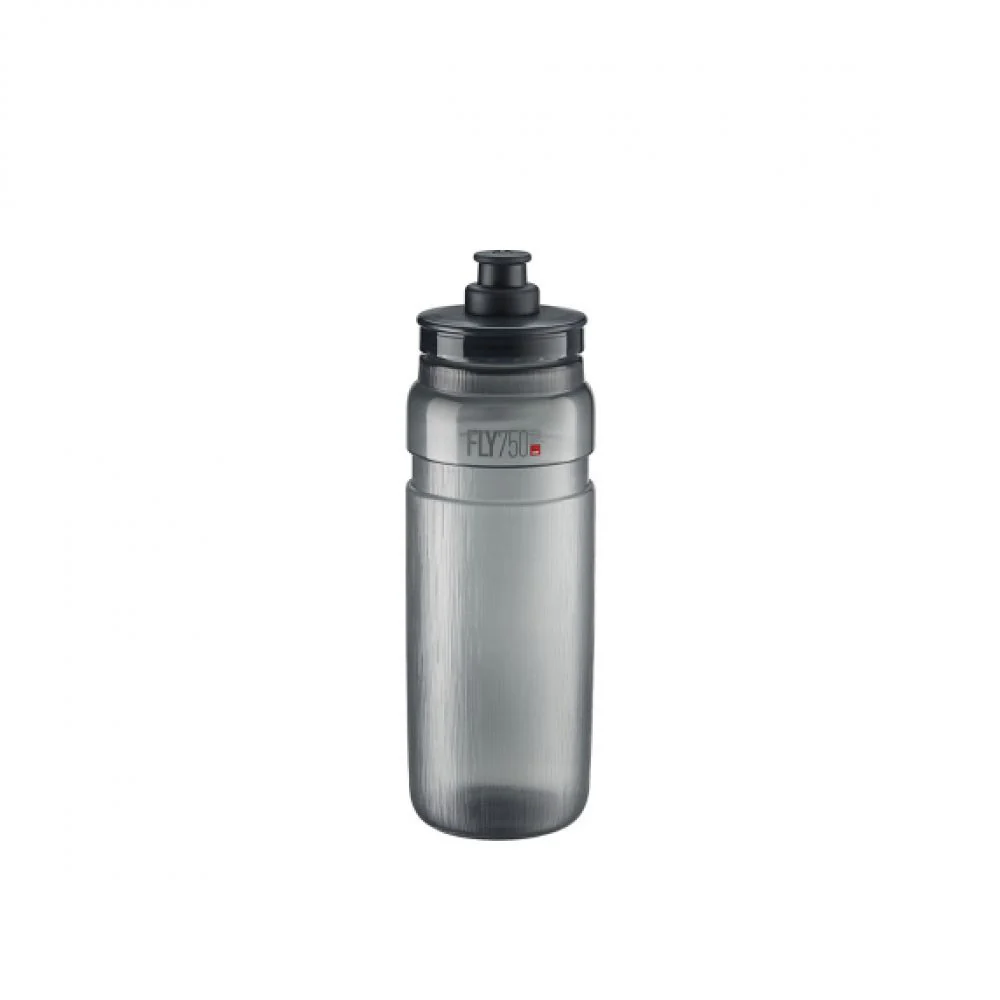 Elite Bidon FLY TEX clear, fumé 750ml - Des Équipements Pensés pour Profiter de Chaque Instant Dehors - Bidon vélo