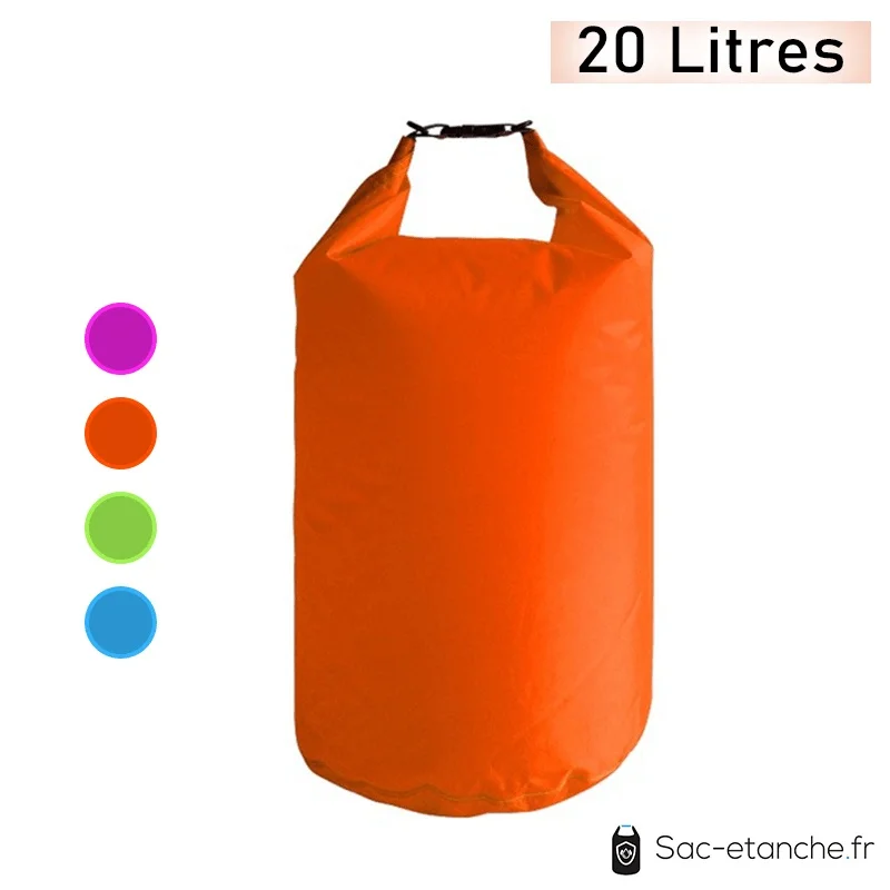 Sac Étanche 20L pour Activités Aquatiques – 4 couleurs au choix - Outdoor Sports Shop – Bons Plans Randonnée & Trekking Sac à Dos 20L Cabine Avion - Ma Trousse Parfaite
