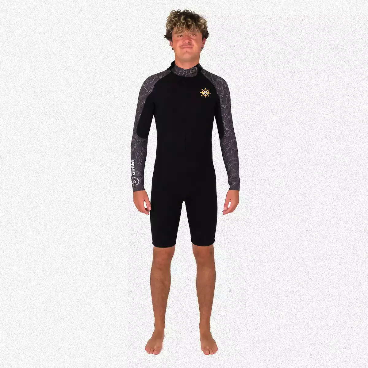 Seconde main Combinaison Shorty Longe côte Double-Zip Homme Anfibi Mellow Sea Outdoor Sports Shop Plans Randonnée amp Trekking