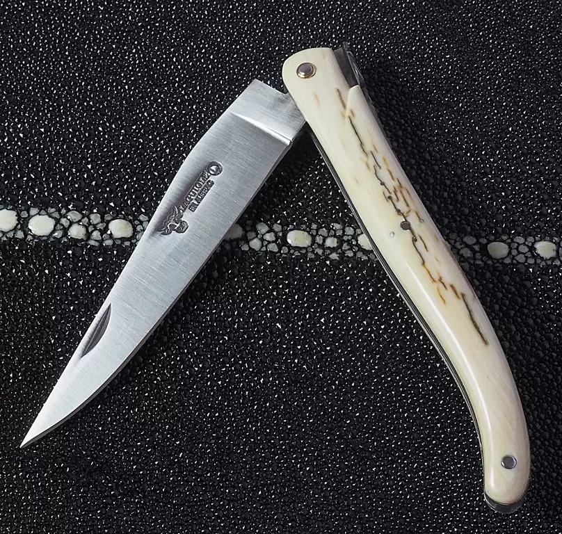 Laguiole en Aubrac, 12cm, plein manche, ivoire de mammouth. - Organisation de la maison avec Gouvernaire des solutions de rangement