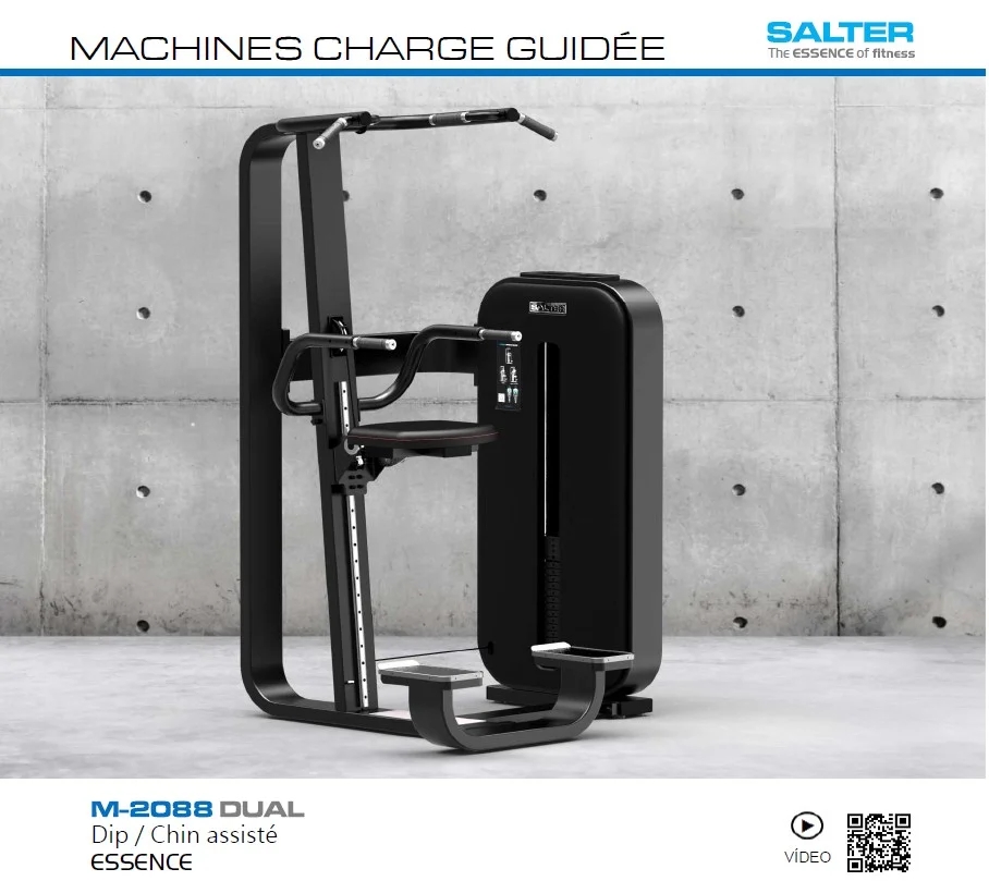 Chin Dips ESSENCE SALTER : Machine à Traction Haut de Gamme - Matériel sport pas cher – Meilleur rapport qualité-prix Machine universelle d'essais - DYNO Universal - Someco