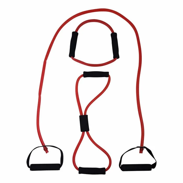 Tunturi Set Tubes Résistance Poignées Rouge Matériel sport cher Meilleur rapport qualité prix