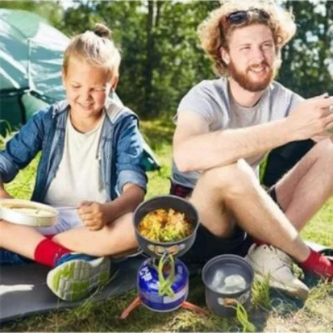 CASSEROLE CAMPING Cuisine Nomade Vert Équipements Pensés Instant