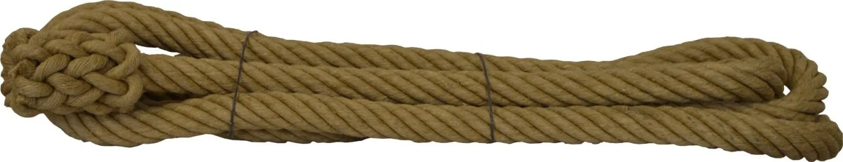 Corde à grimper en chanvre naturel, sur mesure et haut de gamme - Matériel sport pas cher – Meilleur rapport qualité-prix Corde au Metre - Filoche et Ficelle