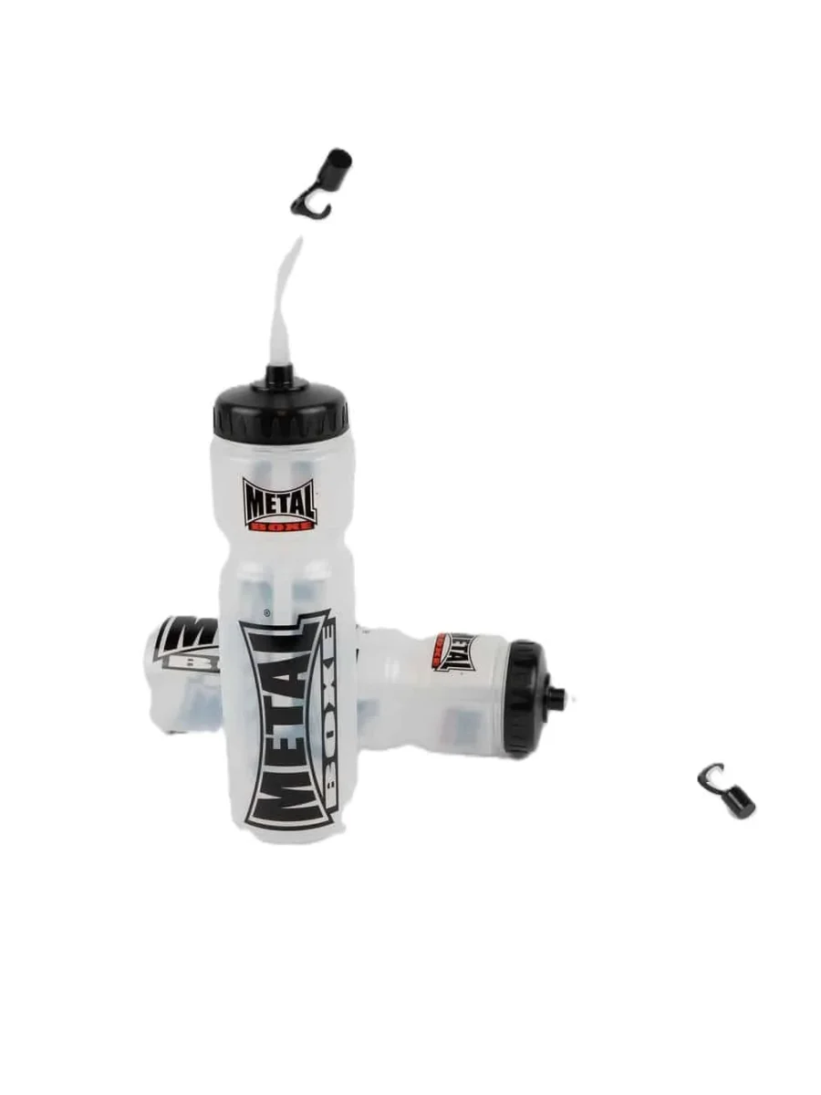 Gourde 800ml Métal Boxe - Matériel sport pas cher – Meilleur rapport qualité-prix Gourde étanche acier inox 800 ml ouverture une main