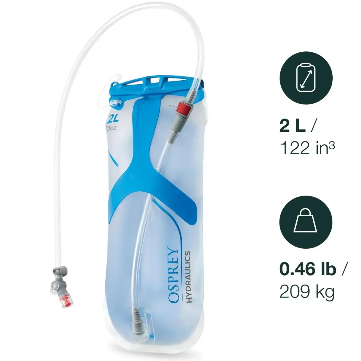 Poche à eau Osprey Hydraulics HYDRAPAK 2L - Outdoor Sports Shop – Bons Plans Randonnée & Trekking Poche à eau Hydrapak Velocity™ 2L - Trail & Randonnée