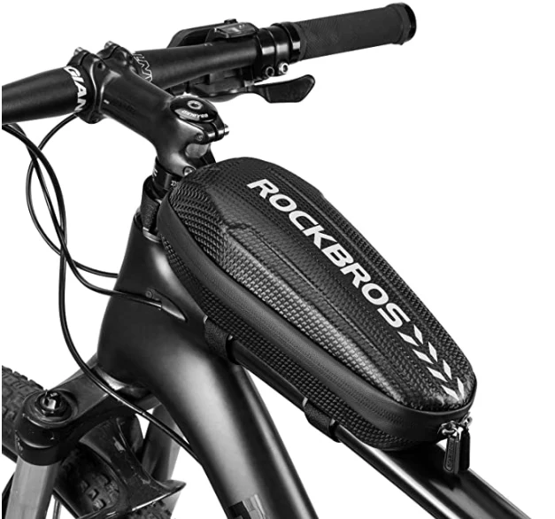 ROCKBROS B60 sacoche de cadre de vélo étanche noir M 1.1L - Accessoires Outdoor pour Plus de Liberté de Mouvement Sacoche de cadre vélo M | VAUDE