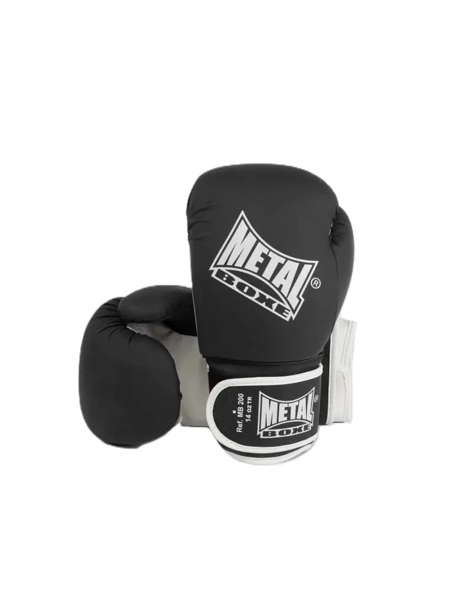 Gants boxe Metal Boxe Noir MB200 Matériel sport cher Meilleur rapport qualité prix