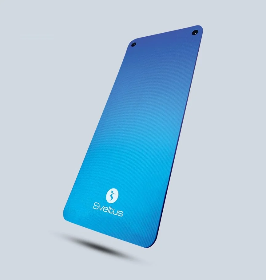 Tapis de Gym Évolution Bleu SVELTUS 140×60 cm: Confort et Sécurité - Matériel sport pas cher – Meilleur rapport qualité-prix Tapis de gym - Sarneige - dynamique associatif coins renforcés sur Tapis- gymnastique.fr