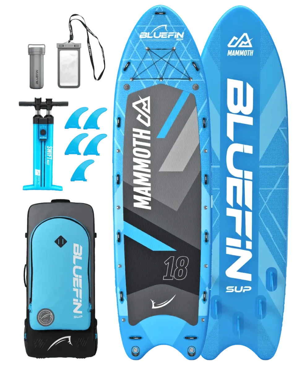 Mammoth Paddleboard gonflable 18' - Des Équipements Pensés pour Profiter de Chaque Instant Dehors - Bia