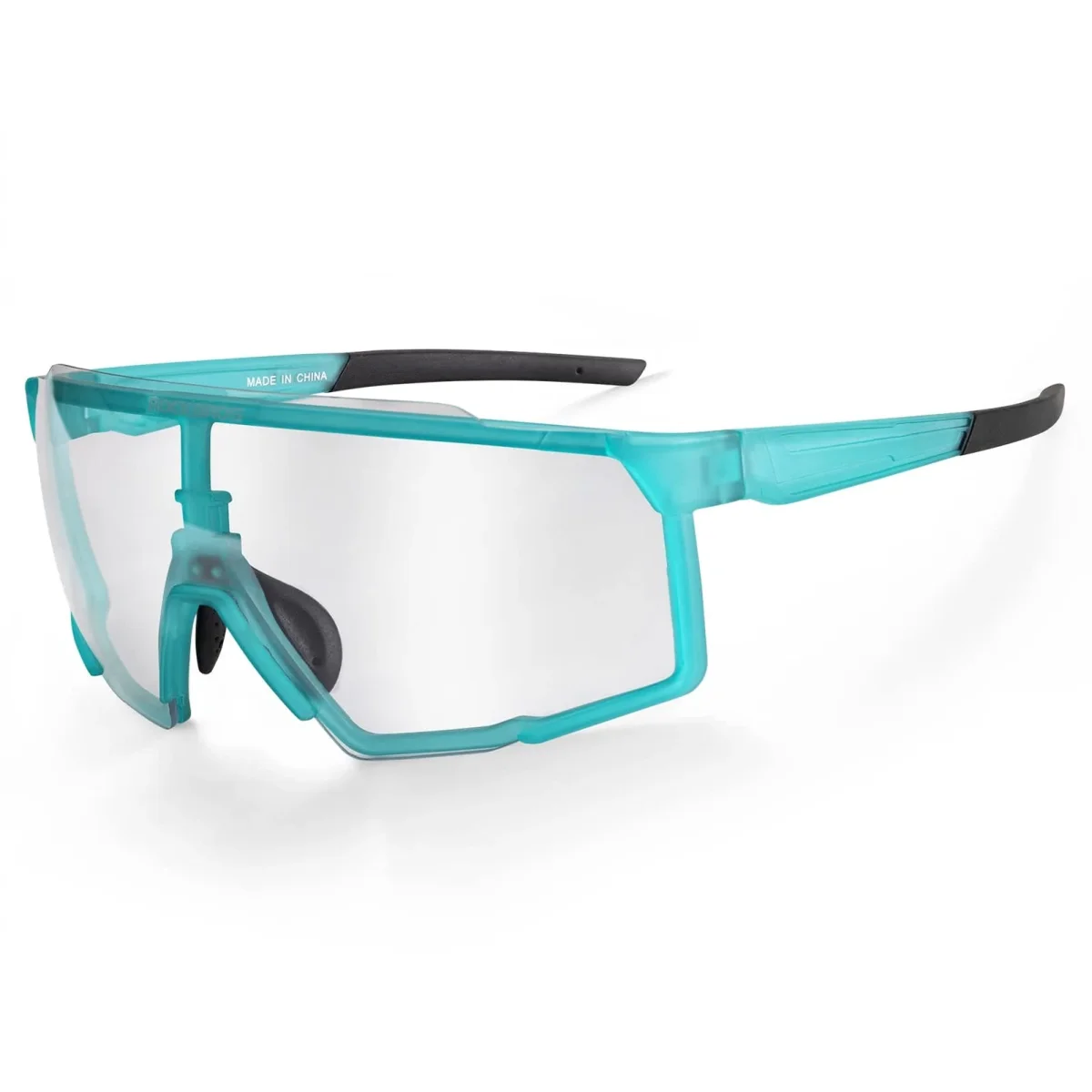 Lunettes de cyclisme photochromiques HD pour activités de plein air, bleues, ROCKBROS - Accessoires Outdoor pour Plus de Liberté de Mouvement - {'count': 1, 'name': 'Photochromique'}