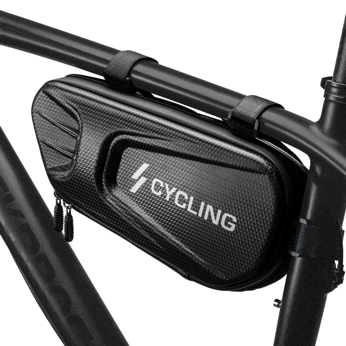 Sacoche de cadre de vélo 1,5 L triangulaire étanche ROCKBROS - Accessoires Outdoor pour Plus de Liberté de Mouvement M WAVE Sacoche de cadre triangulaire Rough Ride Triangle Black