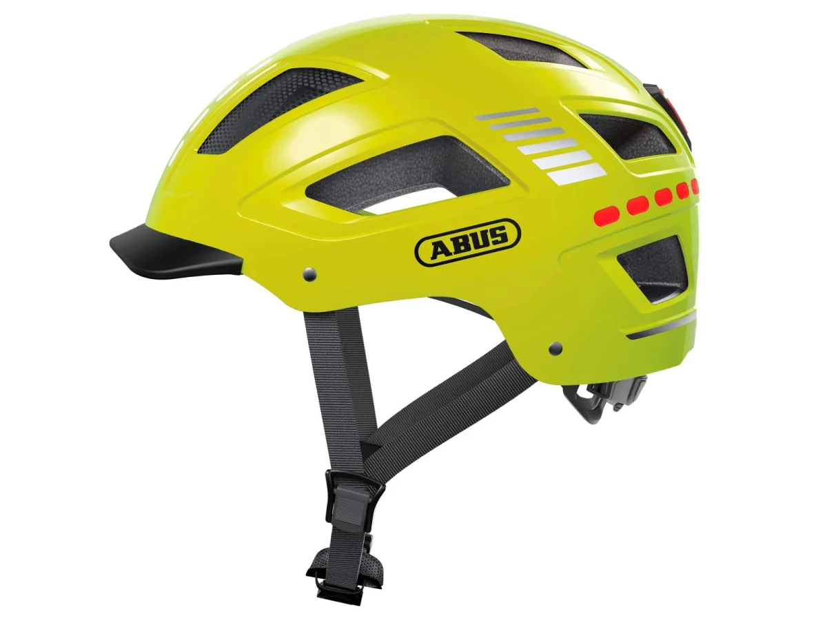 Abus casque Hyban 2.0 LED signal signal yellow M 52-58 cm - Saldi Straordinari – Offerte Speciali Disponibili Adesso Blue