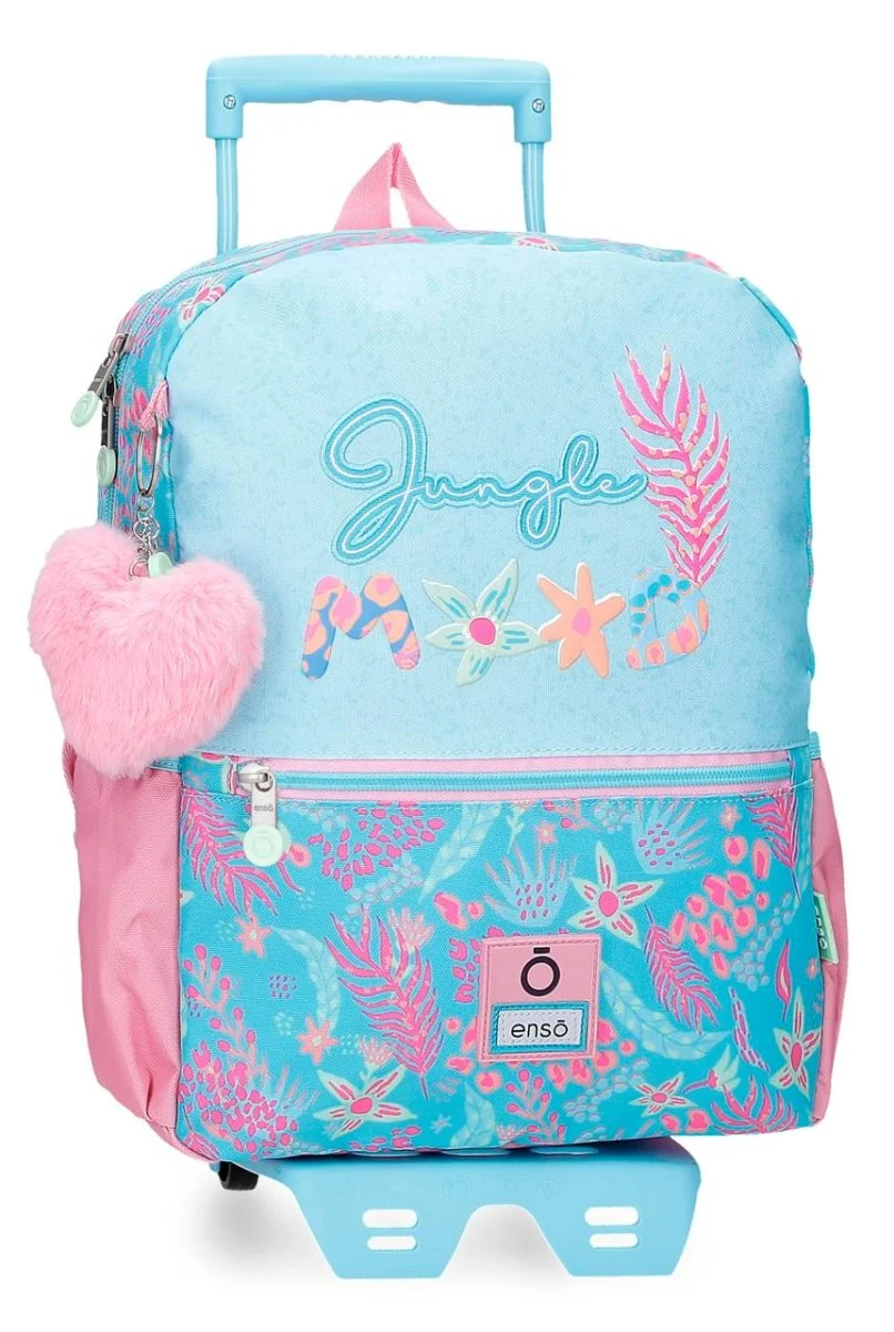 98123T1 MOCHILA ADAP. 32CM. C/CARRO. ENSO JUNGLE MOOD - Des Produits Outdoor Pensés pour Vos Aventures au Quotidien Pack 2 Pieces ENSO so pretty 44 cm - Bagzland