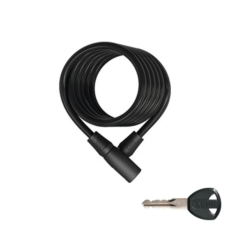 Cadenas à spirale avec clé - 150 cm - Organisation de la maison avec des solutions de rangement Stockage de clé intelligent pour montage mural | KeyRack | Creone