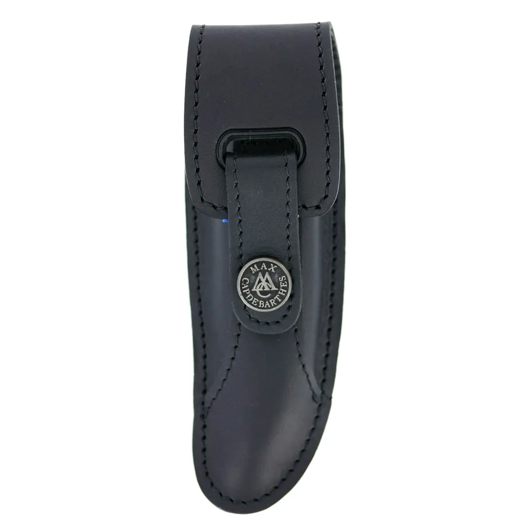 Etui Cuir Couteau Ceinture Laguiole Prestige Noir - Édition Limitée – L’Art galbés de la Table Française en Promotion !