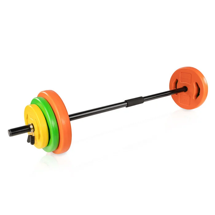Tunturi Aerobic Pump Set 20 kg – Kit de musculation professionnel - Matériel sport pas cher Yoga – Meilleur rapport qualité-prix