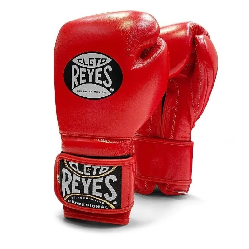 Gants de Boxe Pro CLETO REYES Cuir Rouge - Matériel sport pas cher – Meilleur rapport qualité-prix - Boxe anglaise