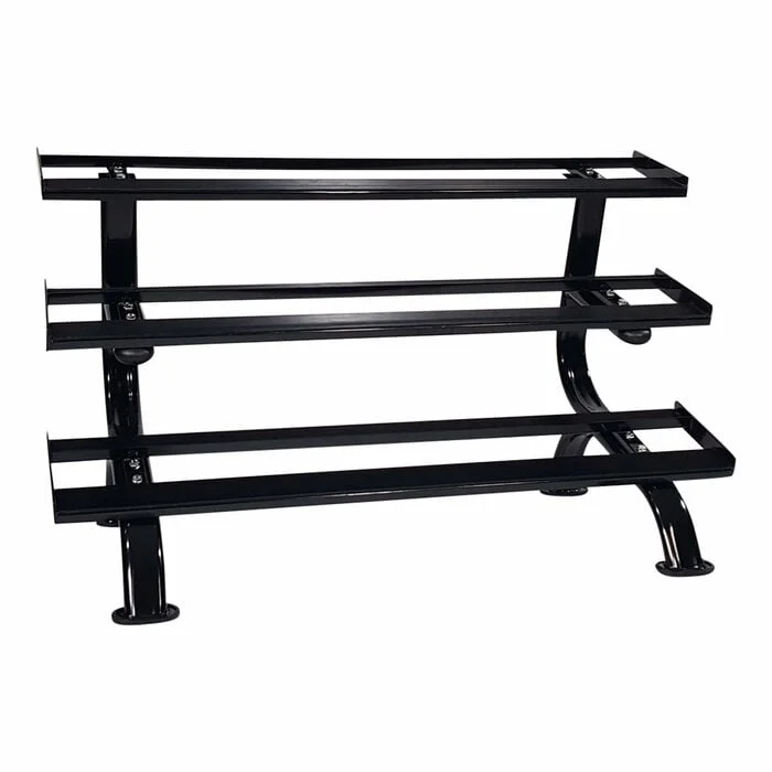Tunturi – Haltères Rack de rangement professionnel pour haltères 3 niveaux - Matériel sport pas cher – Meilleur rapport qualité-prix
