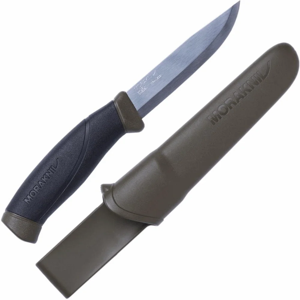 Couteau Companion vert – Morakniv - Accessoires pratiques maison pour un intérieur plus fonctionnel Mora Bushcraft Survival 11742 - Couteau de survie